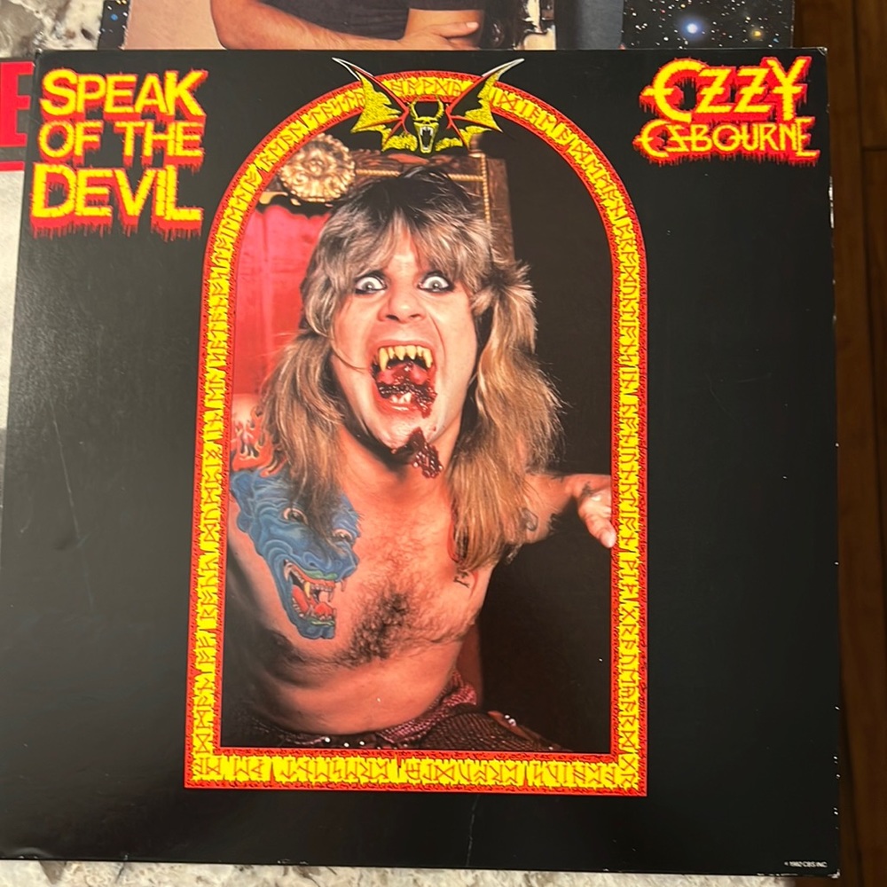 Ozzy Osbourne speak of the devil lobby card